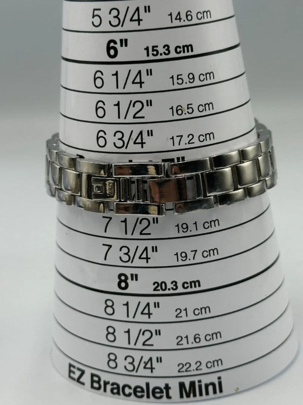 3/$30 Folio Watch Women Silver Tone Crystal Bezel Round Dial 31MM 7.5 Inch